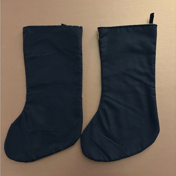 Greenbrier International Tapestry Santa’s Sleigh Christmas and Snowman Stockings - Picture 3 of 5